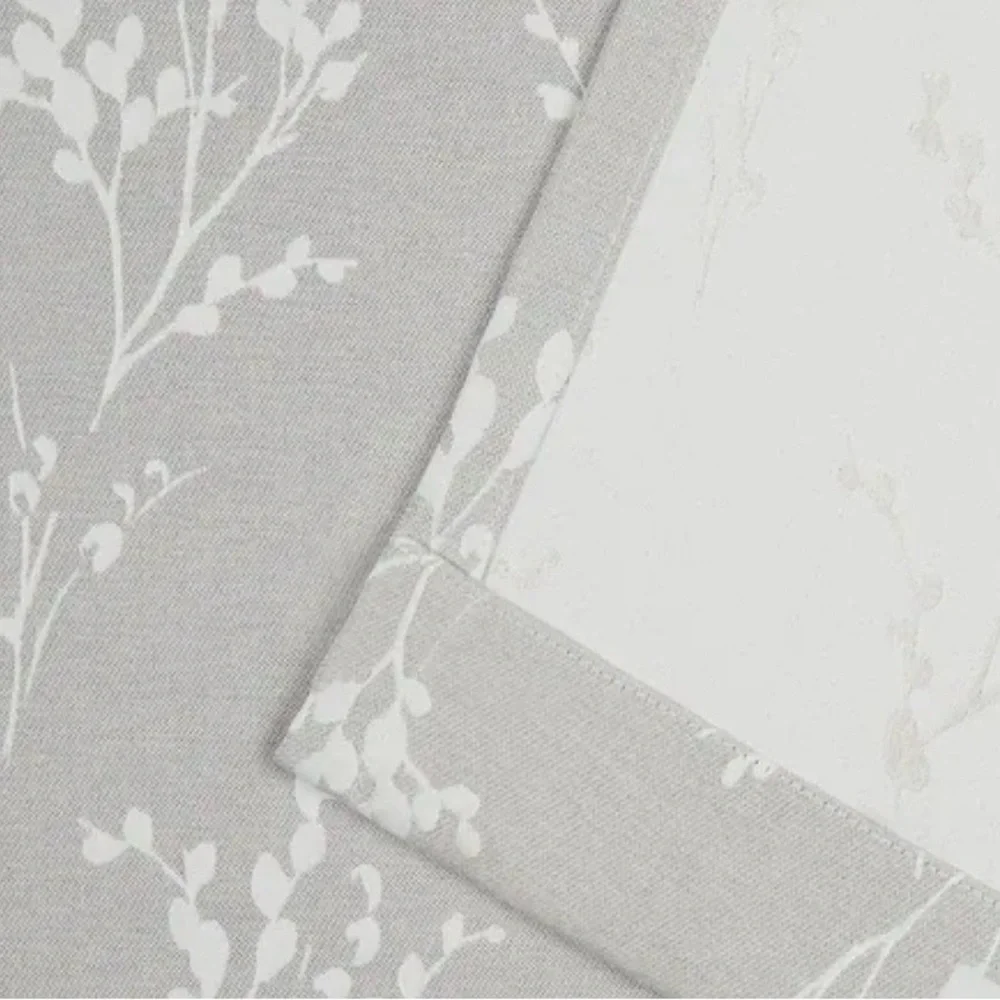 Nicole Miller Turion Grommet Top Curtain Panel Pair 52x96 - Picture 3 of 6